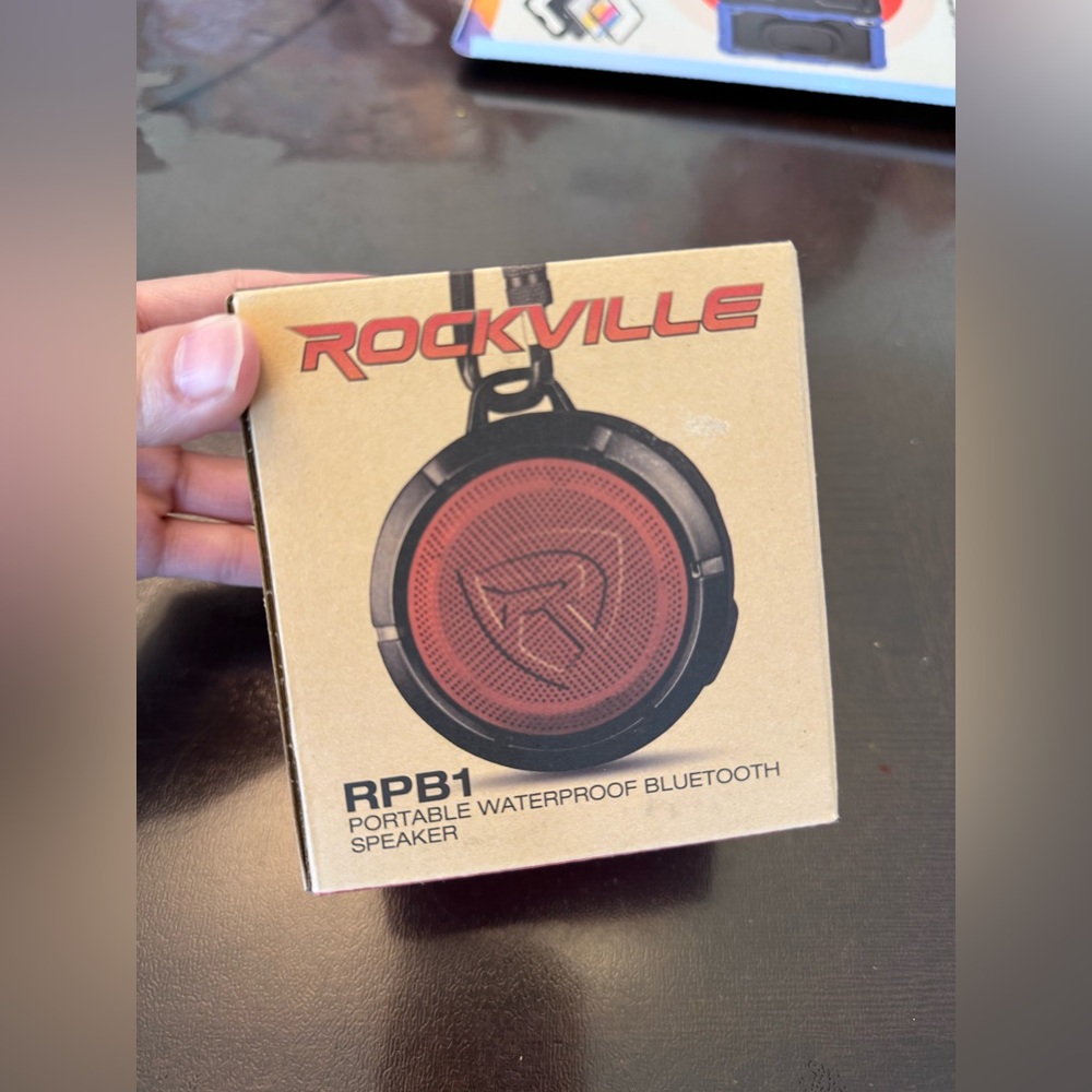 New with b Rockville RPB1 10 Watt Waterproof Portable Bluetooth Speaker+NFC Loud